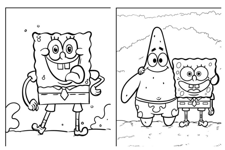 Bob Esponja Para Colorir