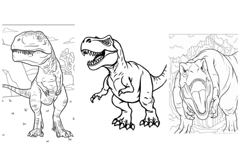 Desenhos de Dinossauros para Colorir e Imprimir Grátis capa