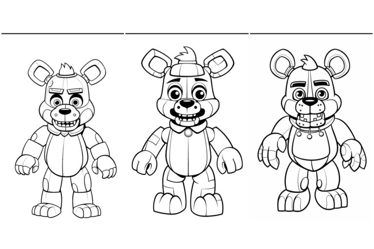 Five nights at freddy's para colorir capa do artigo