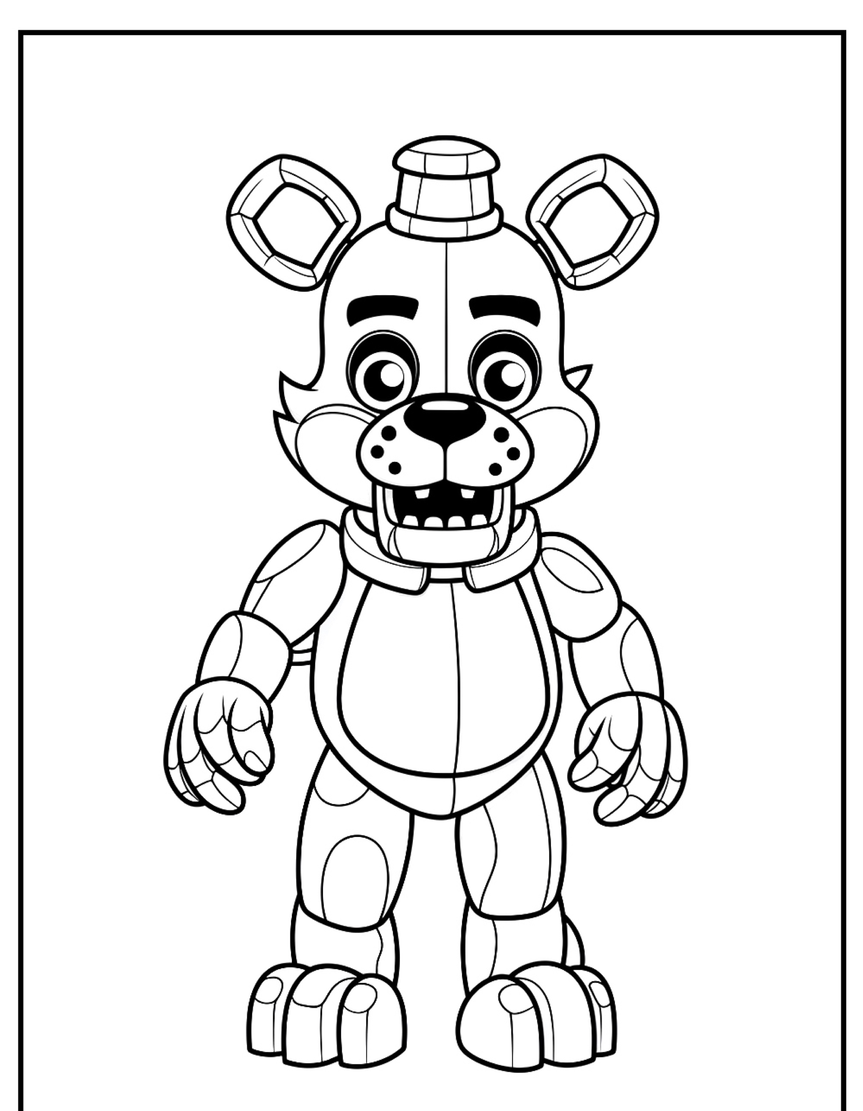 Fnaf para colorir