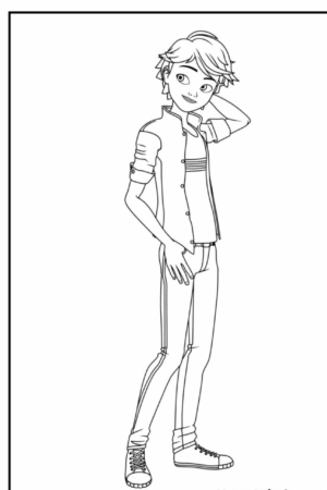 Um desenho de um adolescente posando com uma mão na cabeça, vestindo uma camisa, jeans e tênis. Perfeito para entusiastas de desenho para colorir. Para colorir.